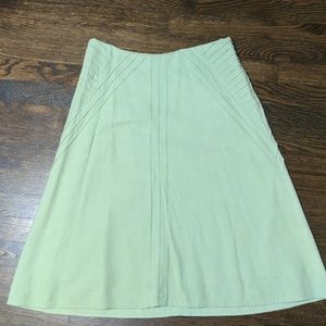Soft mint green linnen skirt